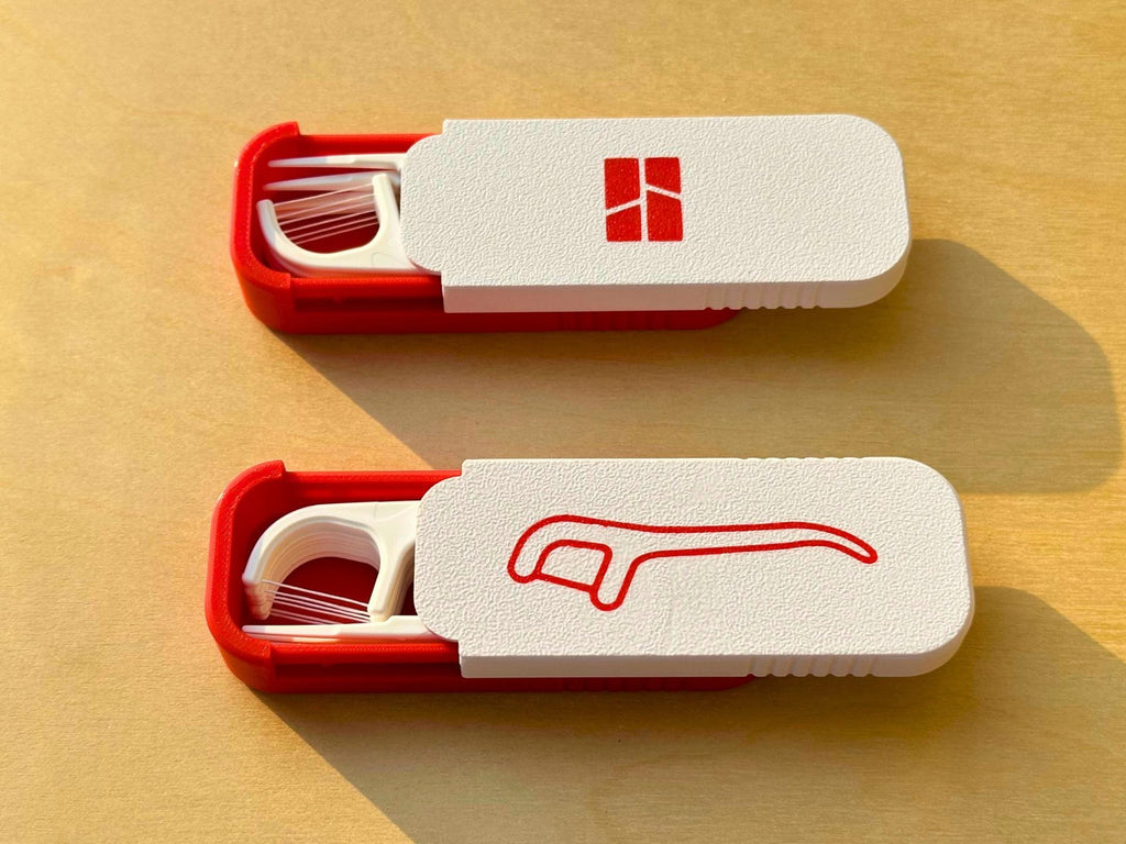 Compact Sliding Box: Floss Case, Small Parts Organizer