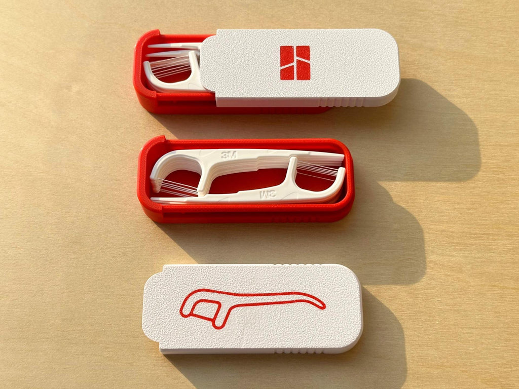 Compact Sliding Box: Floss Case, Small Parts Organizer