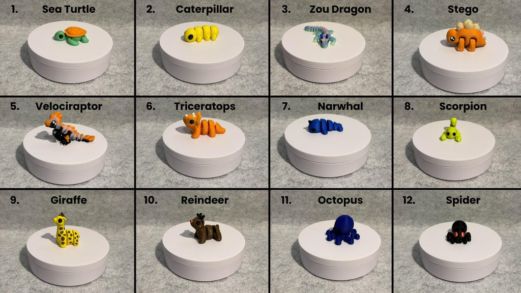 3D Printed Pocket Pet | Mini Fidget Animal Toy