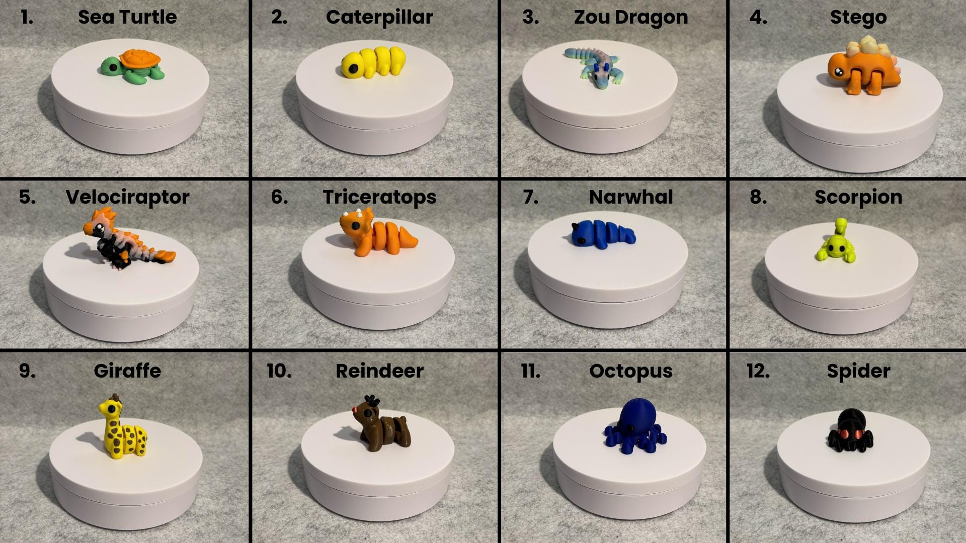 3D Printed Pocket Pet | Mini Fidget Animal Toy