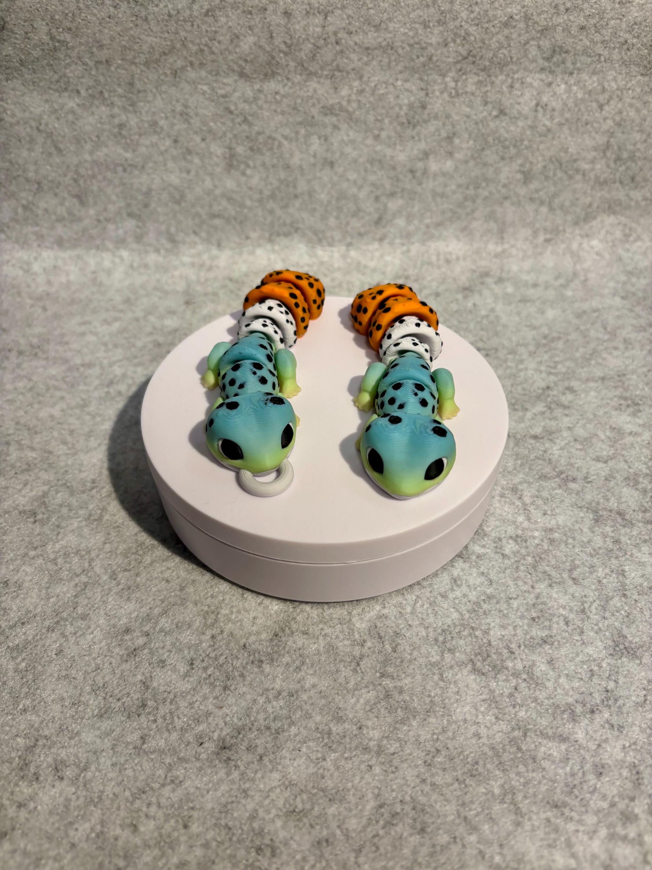 Spotted Gecko: 3D Printed Articulating Fidget Toy