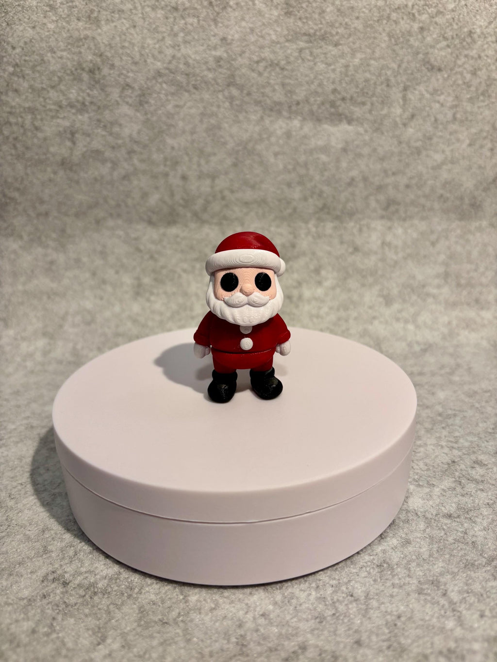 3D-printad artikulerad tomte – Juldekoration för skrivbordet