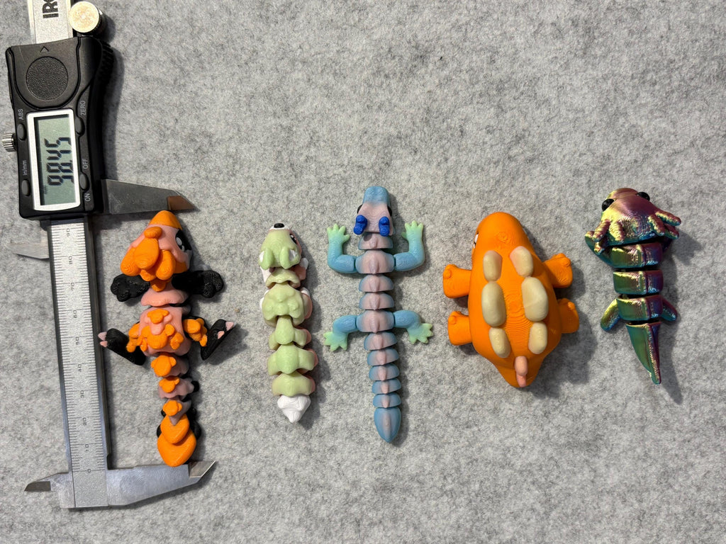 3D-printade artikulerade Pocket Pets – Mini fidgetdjur (överraskningspaket)