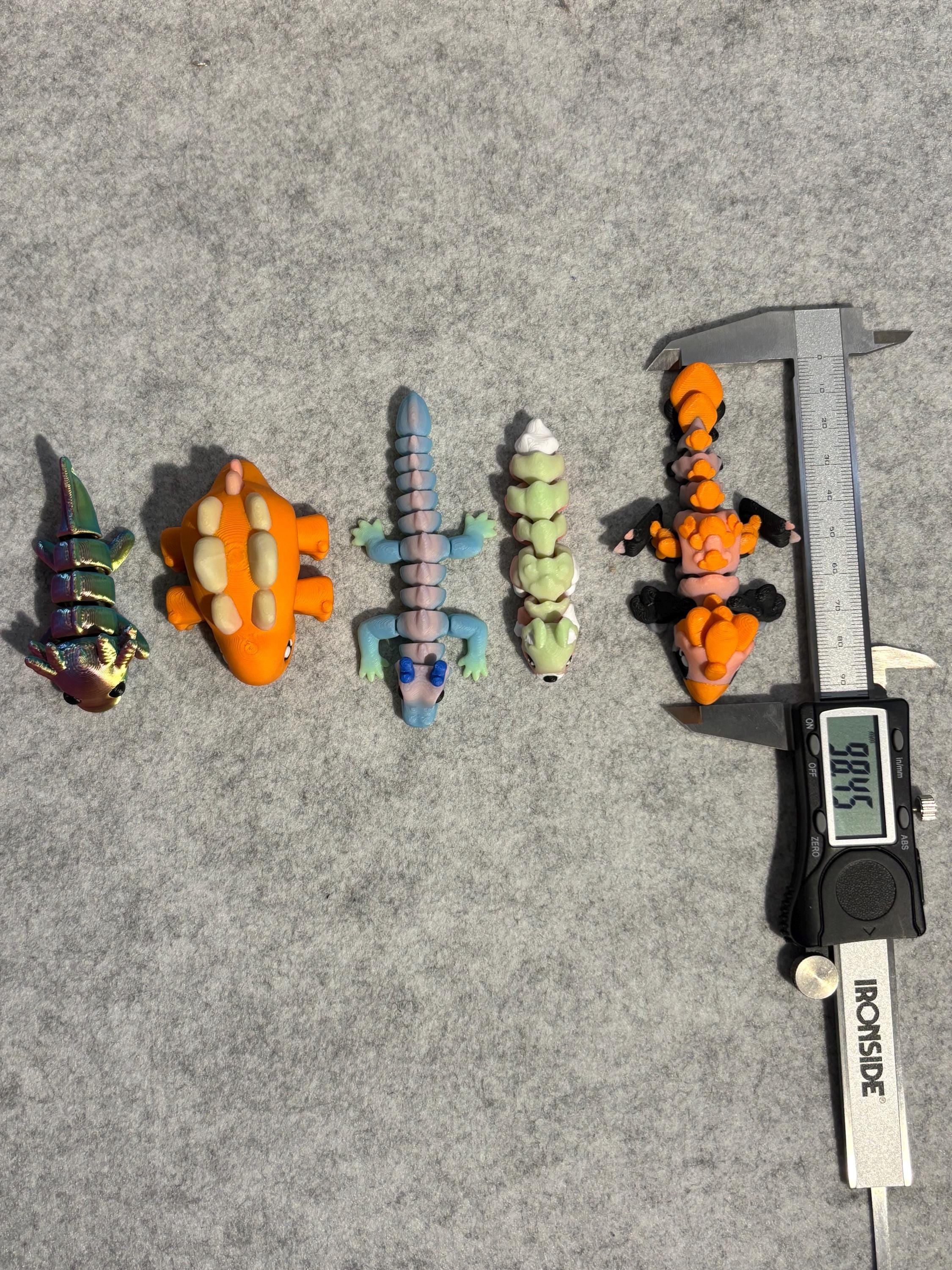 3D-printade artikulerade Pocket Pets – Mini fidgetdjur (överraskningspaket)