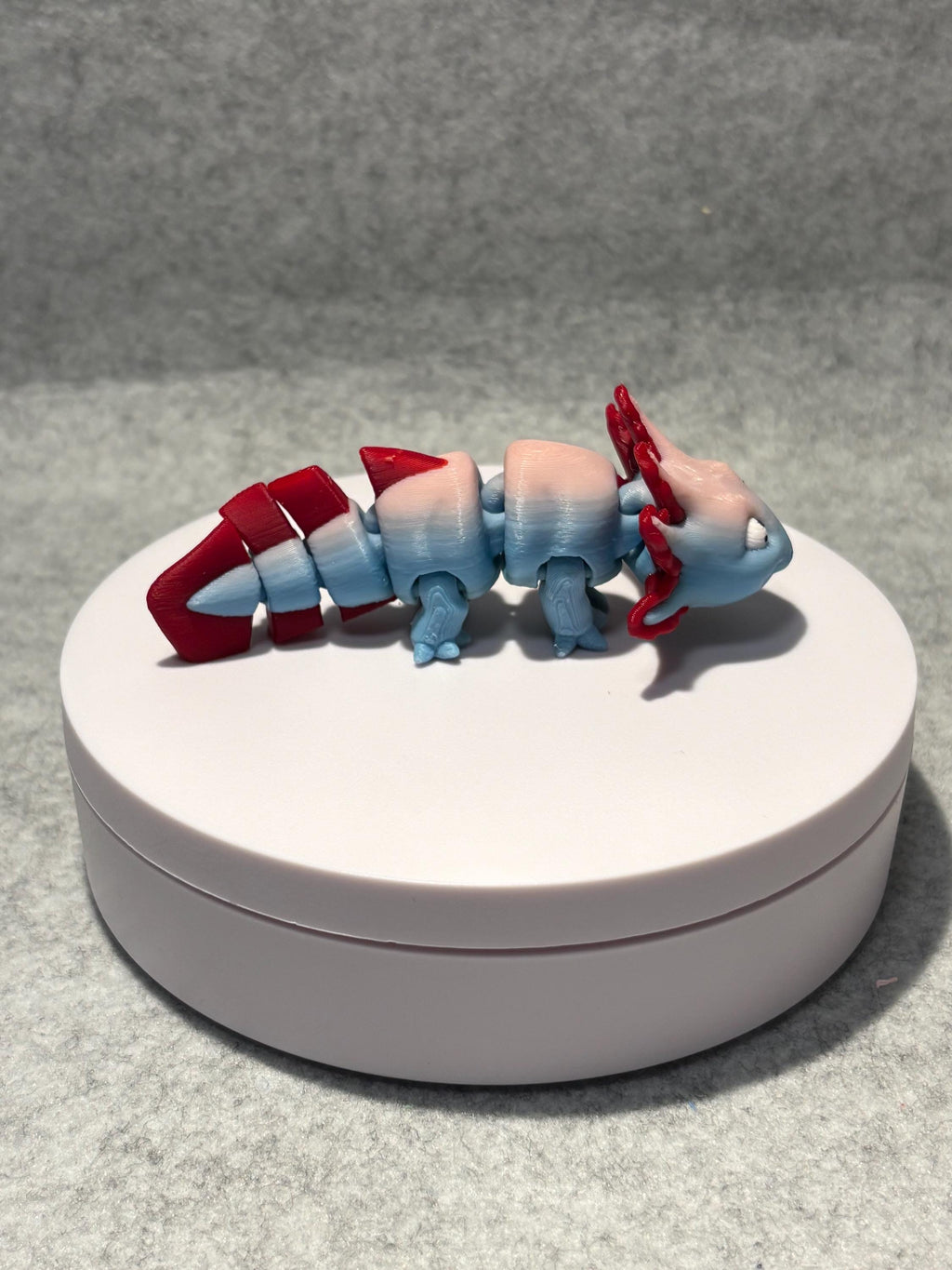 Axolotl Flexi Fidget | 3D Printed Articulated Salamander Desk Pet Toy