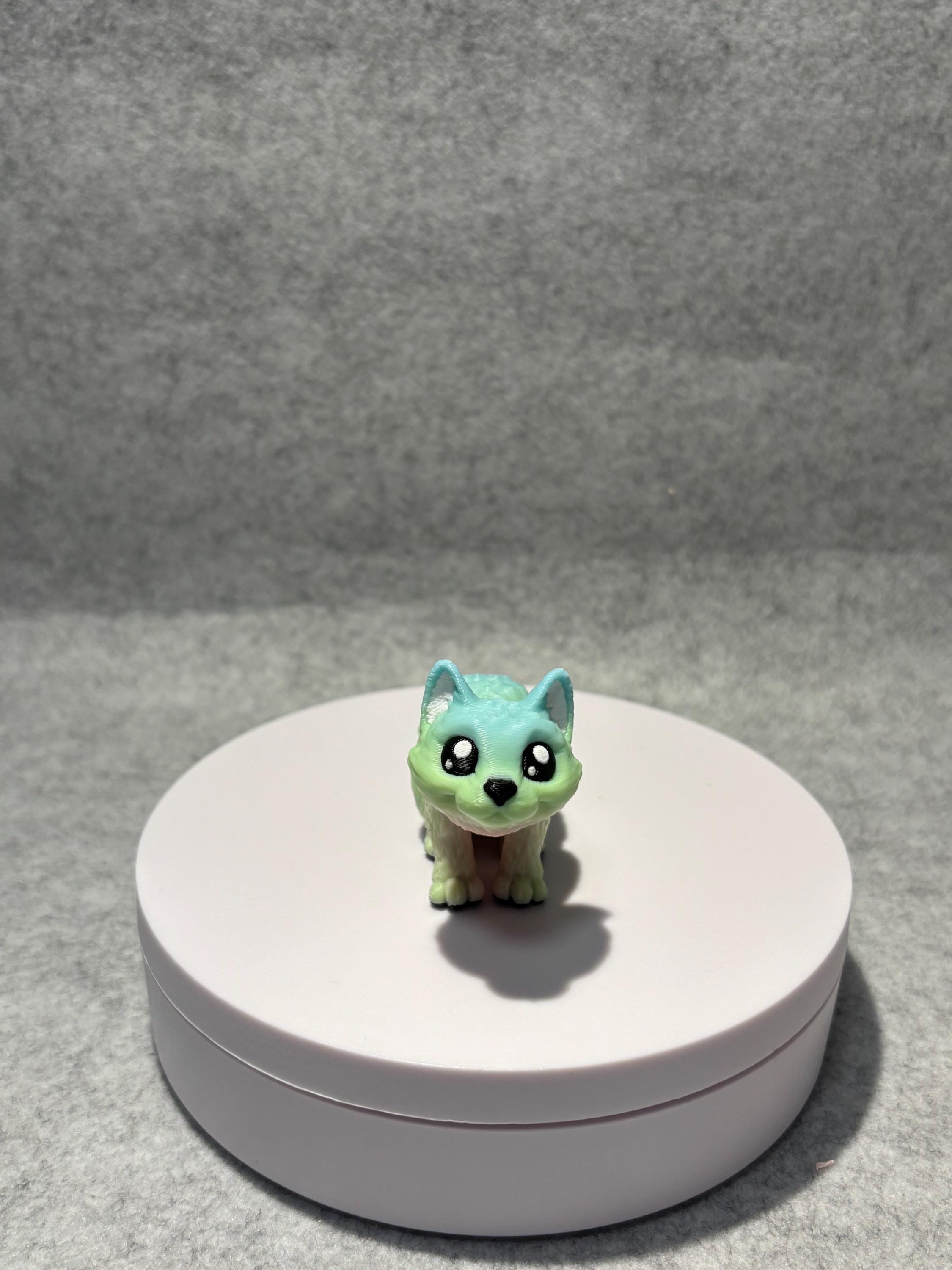 Cat Flexi Fidget | 3D Printed Articulated Desk Pet