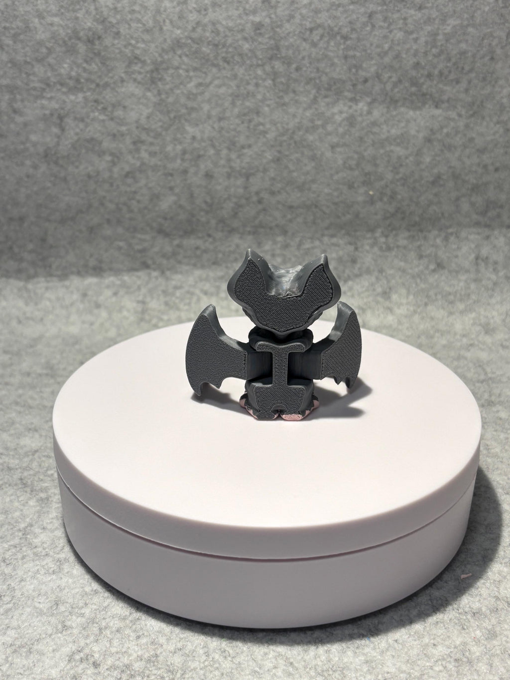 Cute Bat Flexi Figure | 3D Printed Articulated Bat Desk Pet | Spooky Fidget Toy