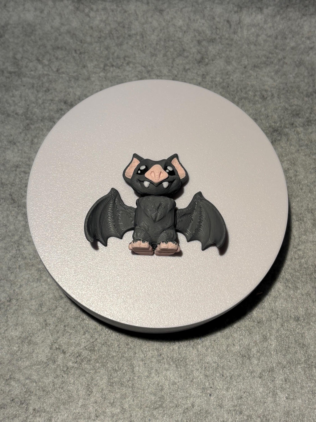 3D Printed Articulated Bat Figure | Spooky Desk Pet Fidget Toy