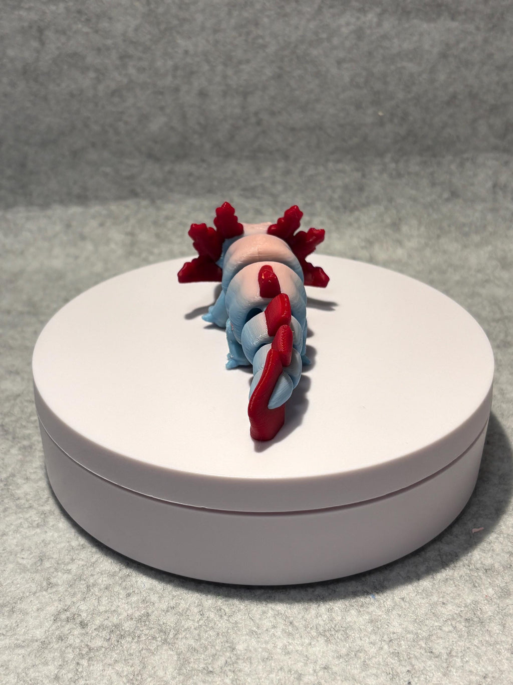 Axolotl Flexi Fidget | 3D Printed Articulated Salamander Desk Pet Toy