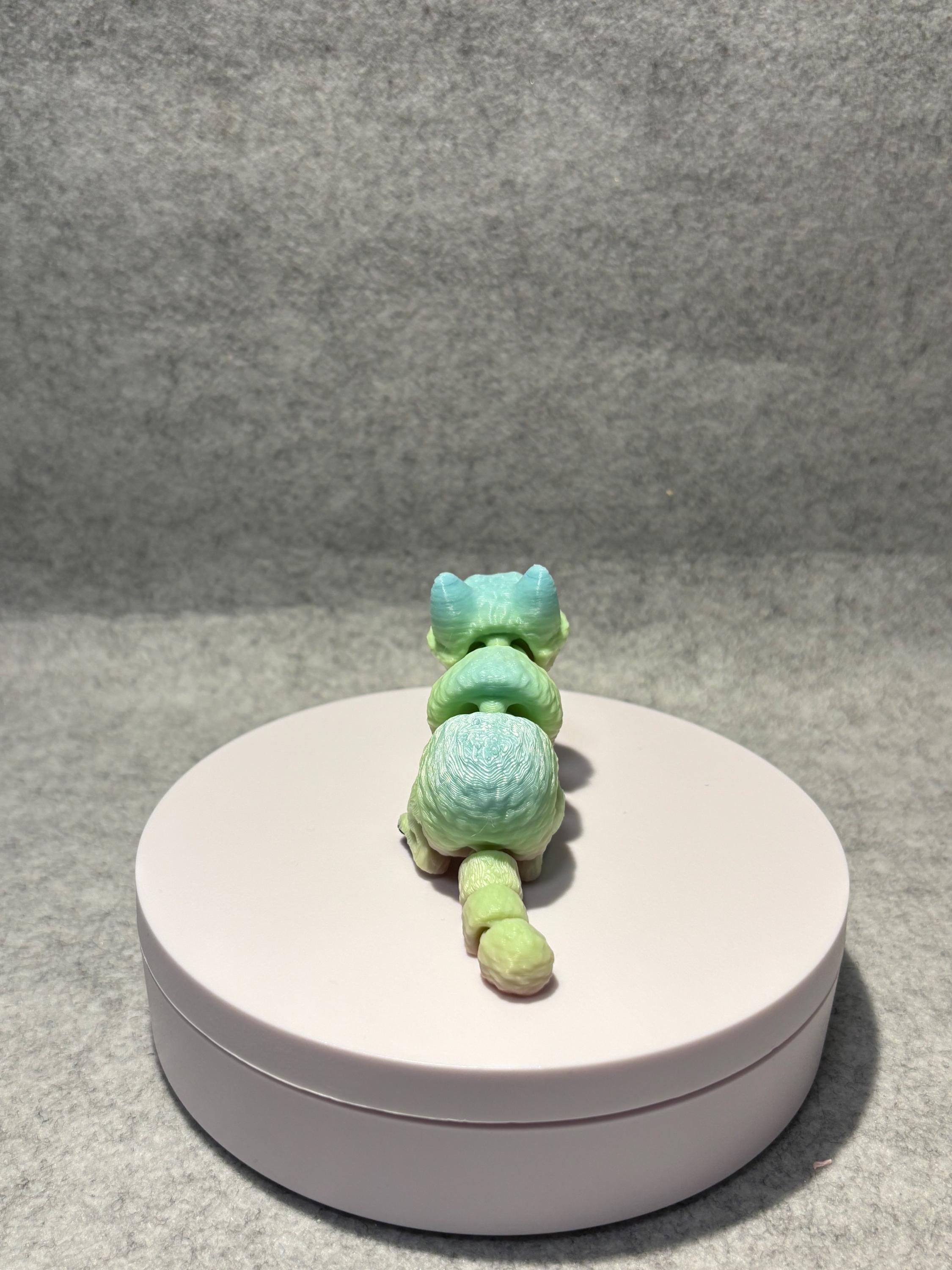 Cat Flexi Fidget | 3D Printed Articulated Desk Pet