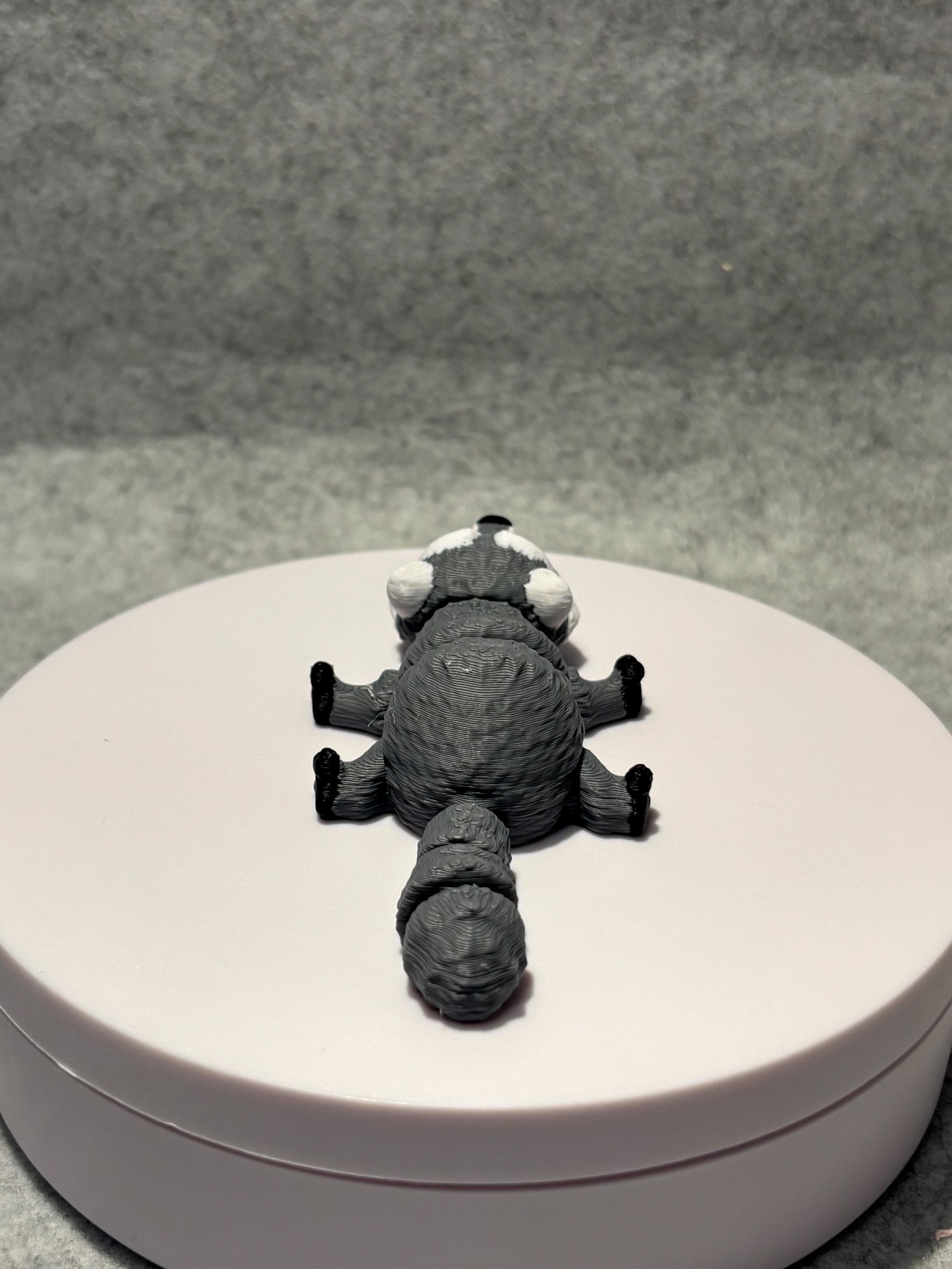 3D Printed Articulated Raccoon Fidget | Desk Pet Toy