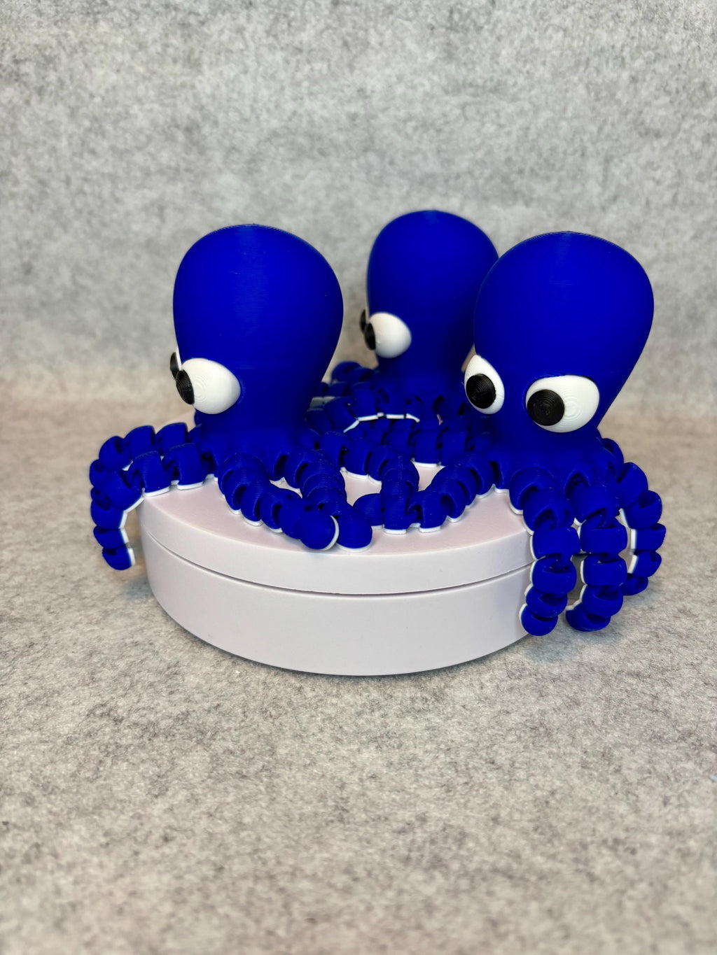 Flexi Octopus Figurine, 3D Printed Articulated Desk Toy