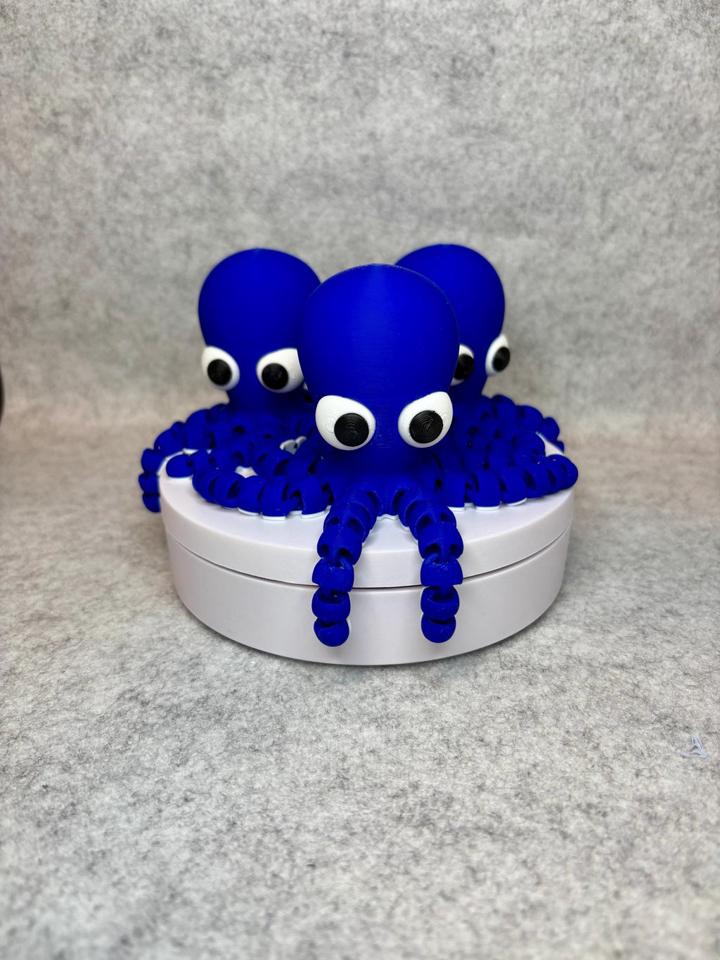 Flexi Octopus Figurine, 3D Printed Articulated Desk Toy