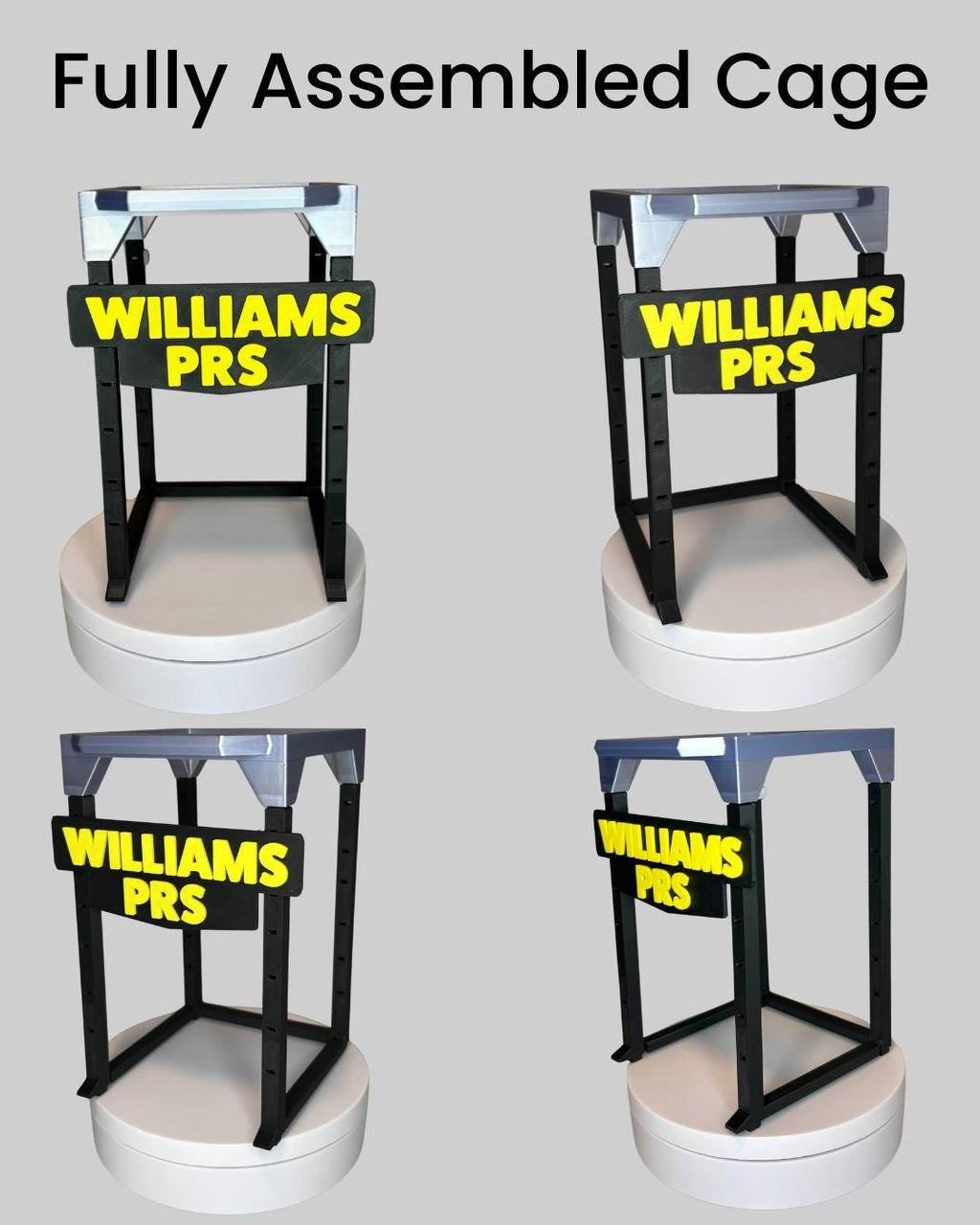 Personalized Mini Power Rack PR Tracker – Custom Gym Decor & PR Display