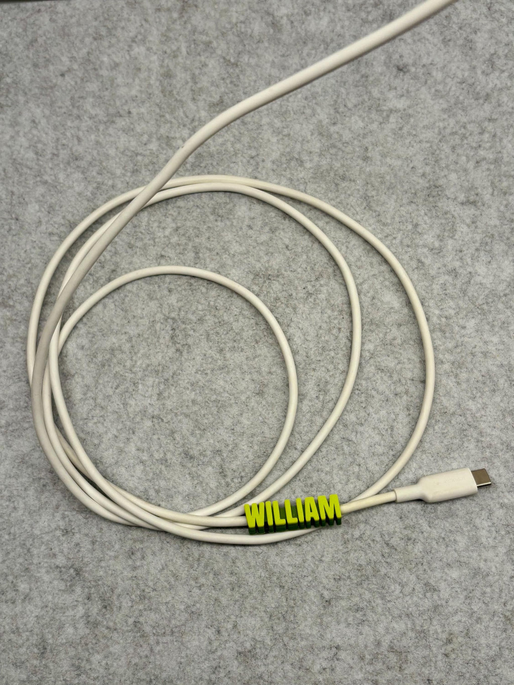 3D Printed Desk Cable Clips (Set of 4) | PLA Organizer