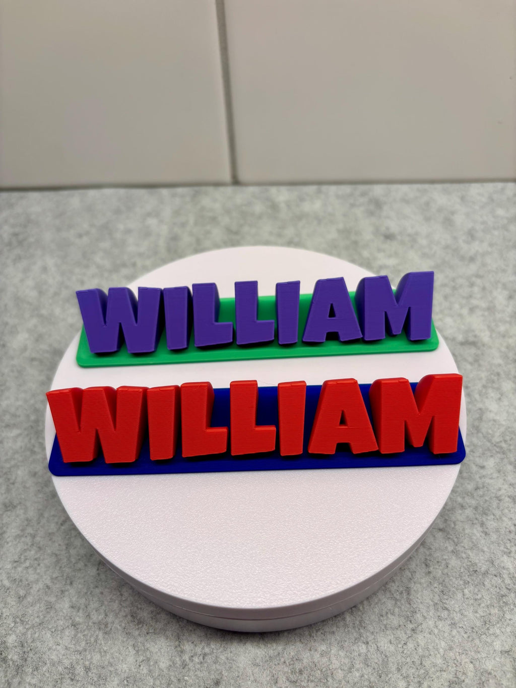 Custom 3D Printed Name Plate | Personalized Desk Decor Gift