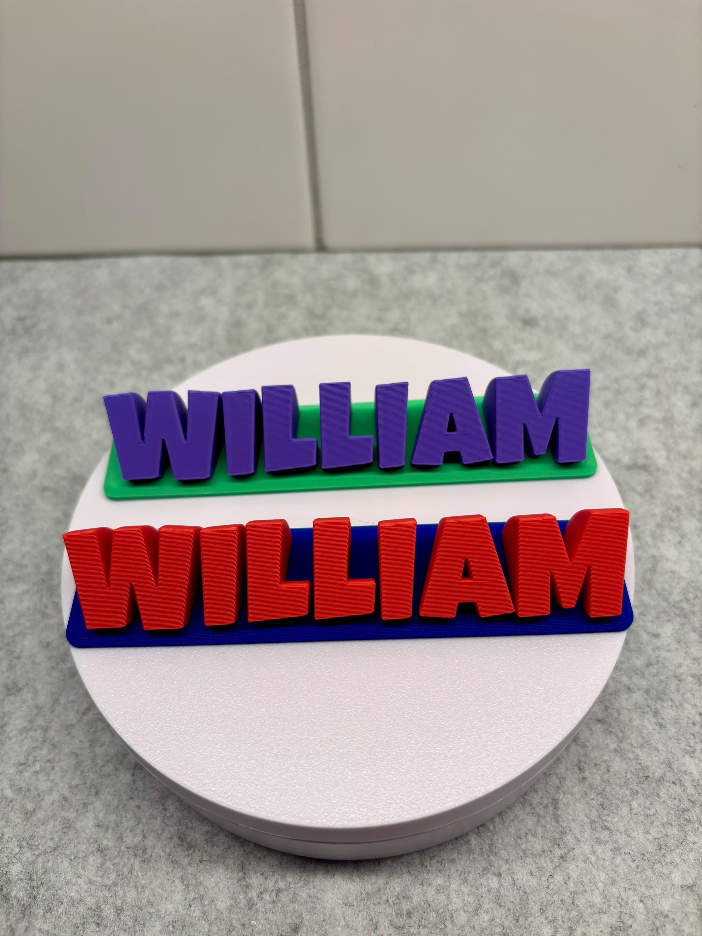 Custom 3D Printed Name Plate | Personalized Desk Decor Gift