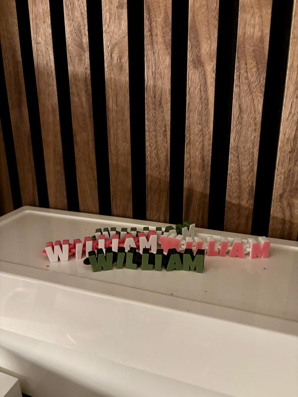 Custom Name Keychain | 3D Printed Flexible Articulated Gift