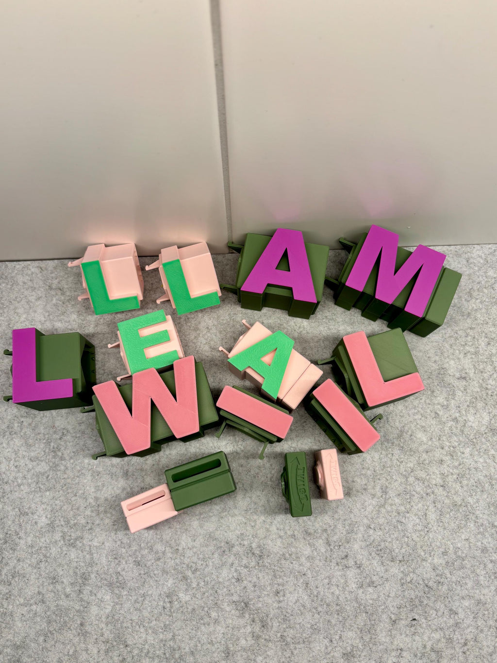 Custom Piggy Bank with Name | Modular Money Box | Personalized 3D Printed Savings Gift