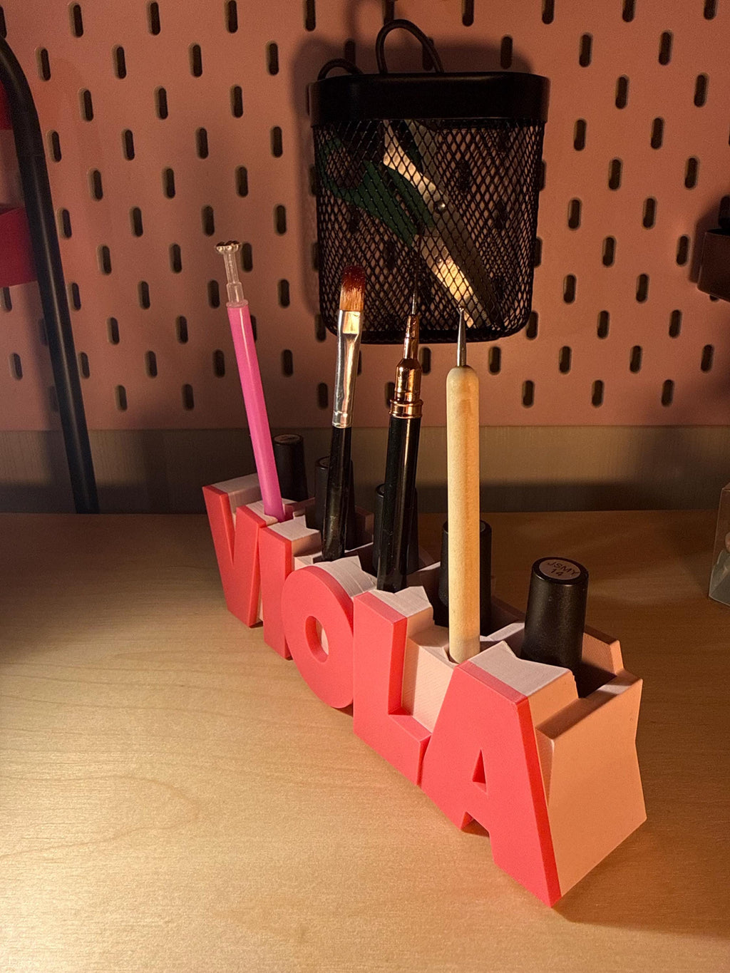 Personalized Pen Holder | Custom Name Desk Organizer | Kids & Teacher Gift