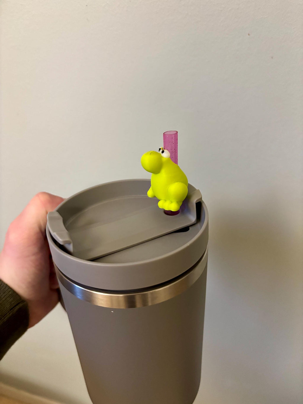 Frog Straw Topper for Stanley Cup | 3D Printed Drink Accessory