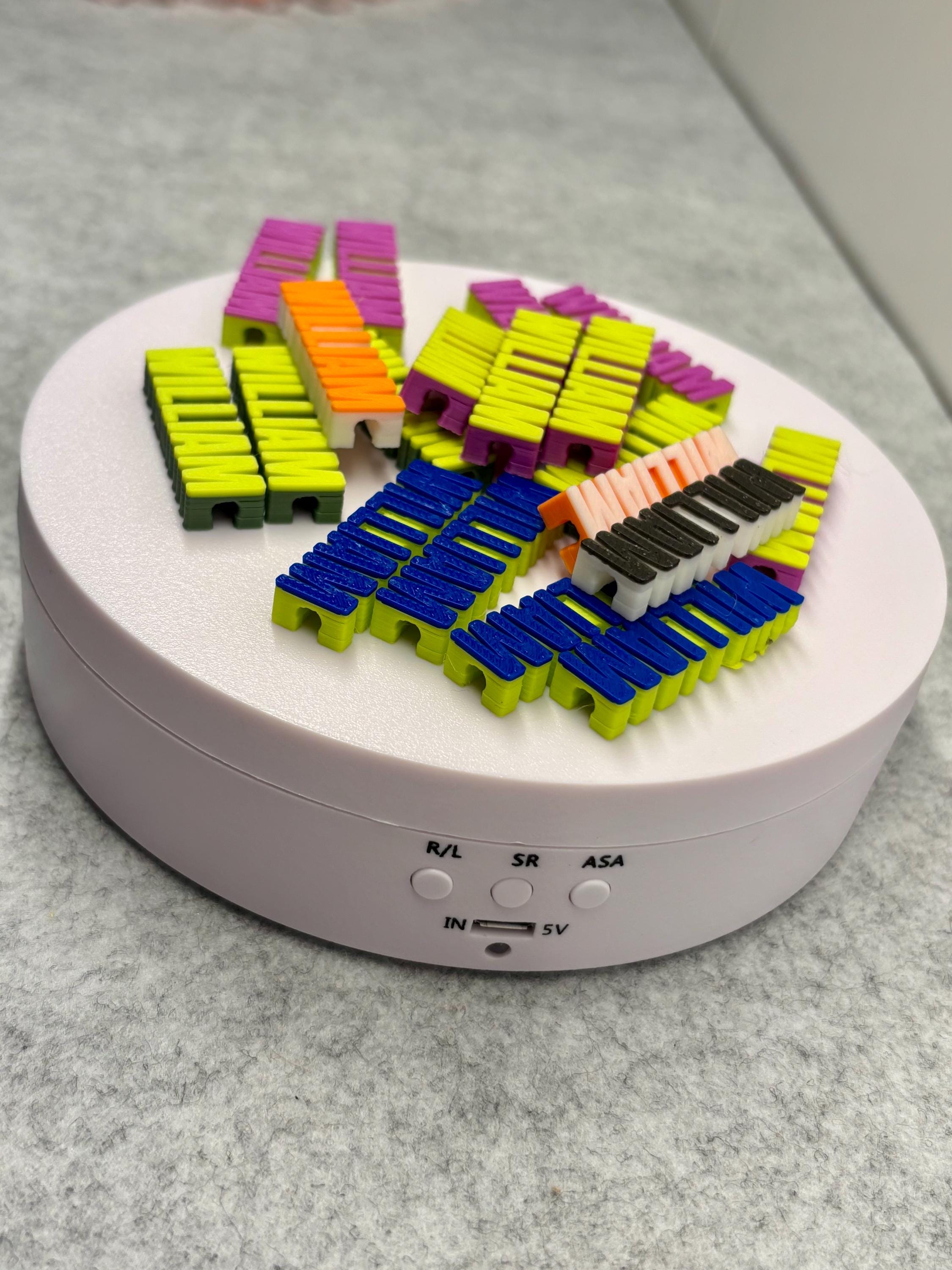 3D Printed Desk Cable Clips (Set of 4) | PLA Organizer