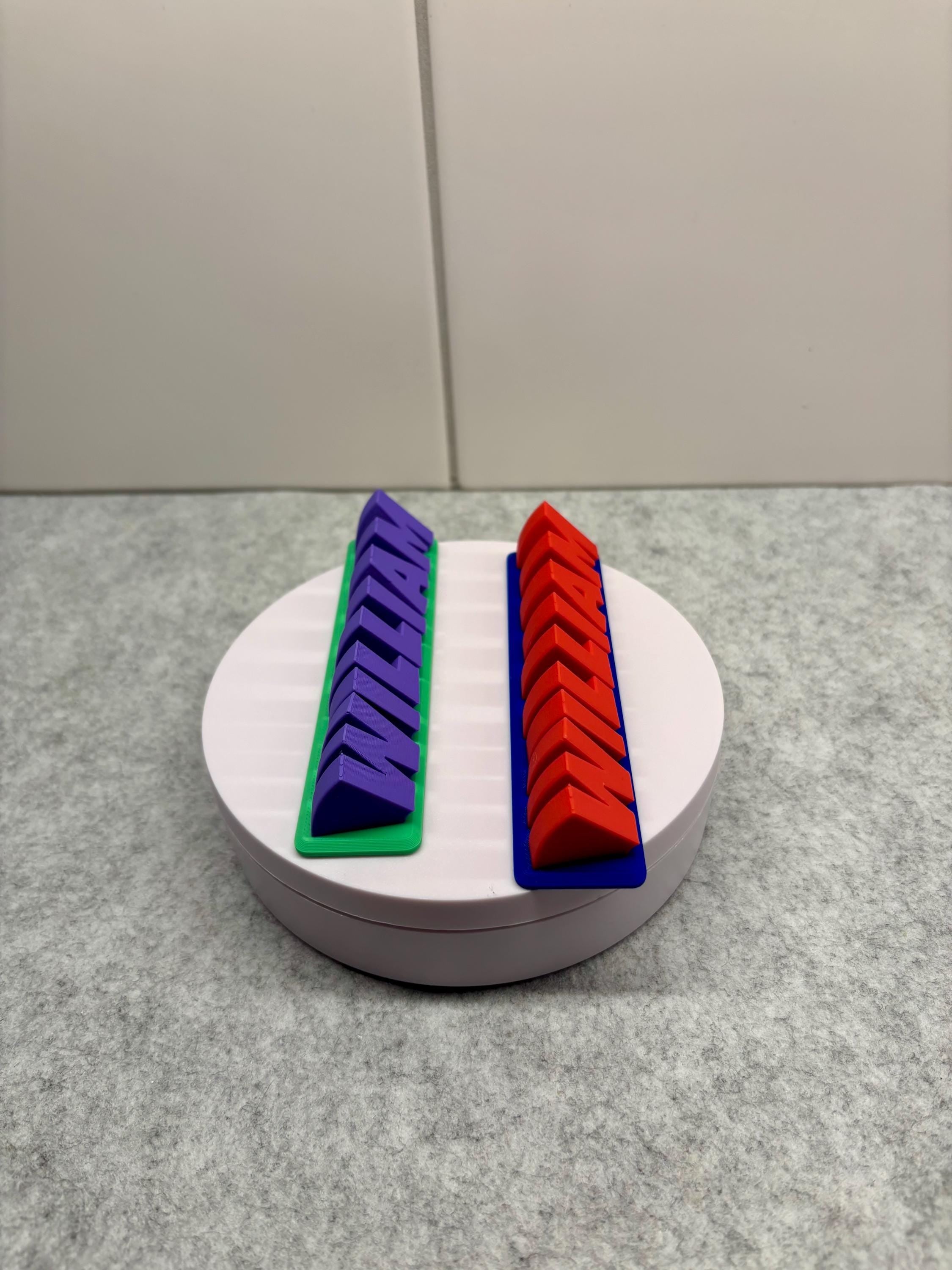 Custom 3D Printed Name Plate | Personalized Desk Decor Gift