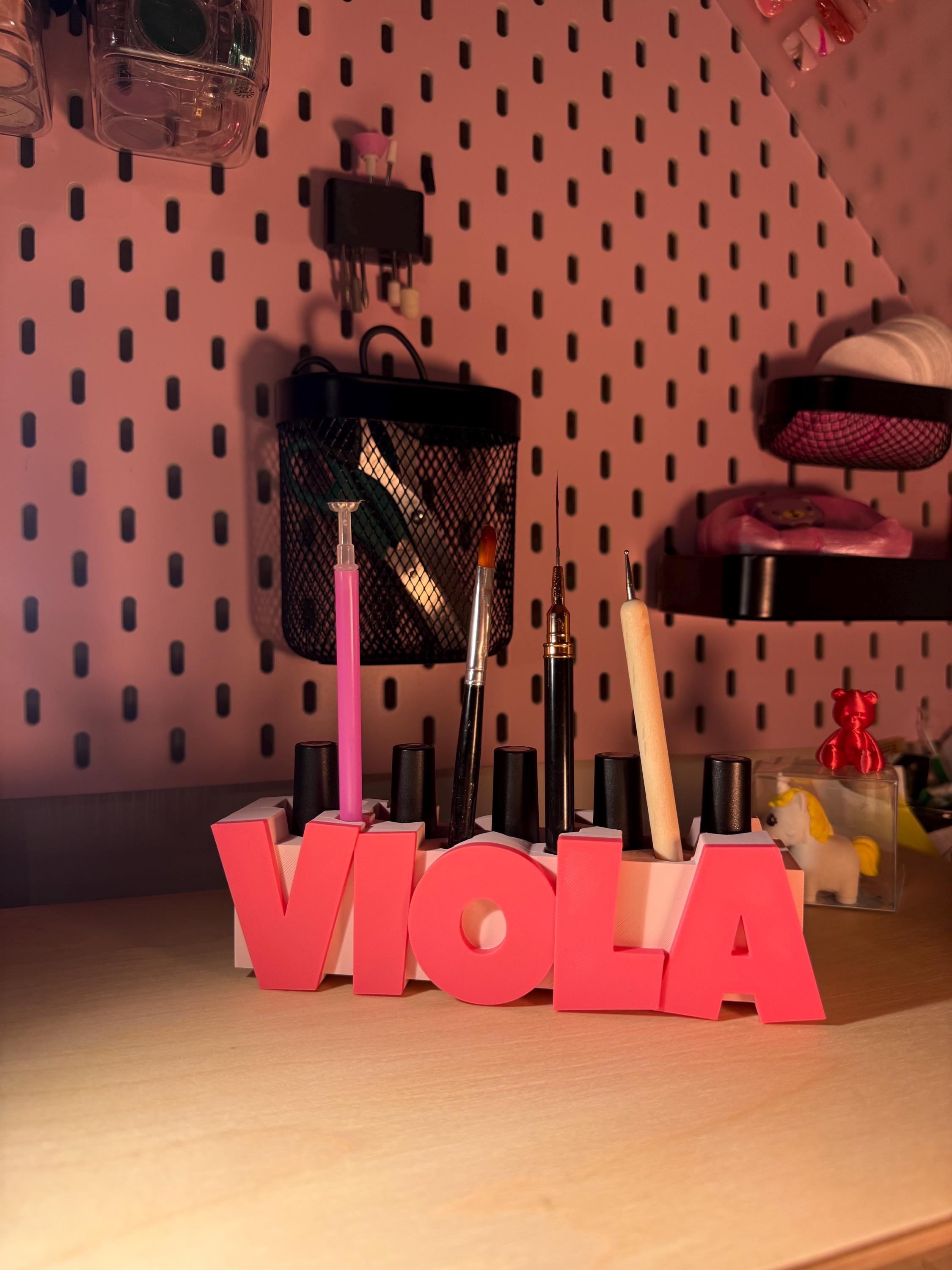 Personalized Pen Holder | Custom Name Desk Organizer | Kids & Teacher Gift