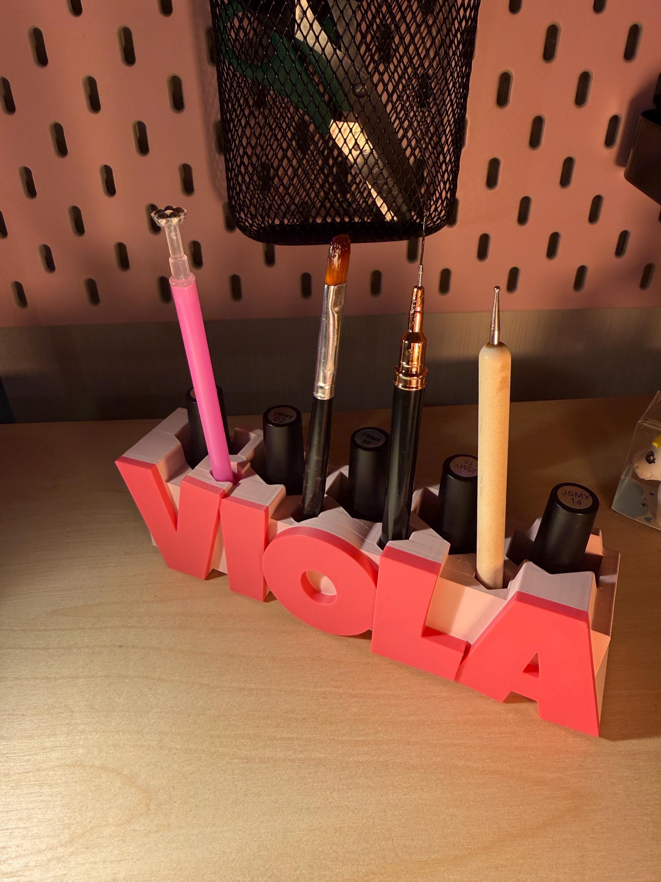 Personalized Pen Holder | Custom Name Desk Organizer | Kids & Teacher Gift